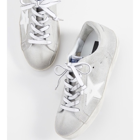 Golden Goose Superstar in Ice Suede sz 37 NIB - Picture 1 of 8